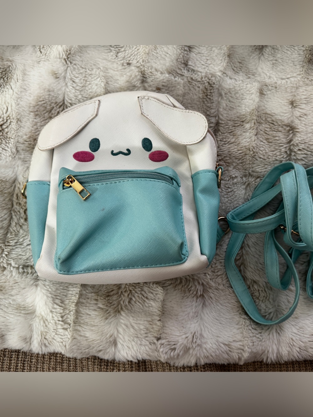 Sanrio Cinnamoroll Kawaii Crossbody Bag - Playful Mini Backpack